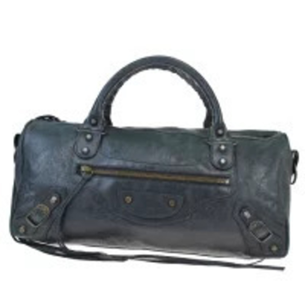 Balenciaga Classic Twiggy handbag distressed black